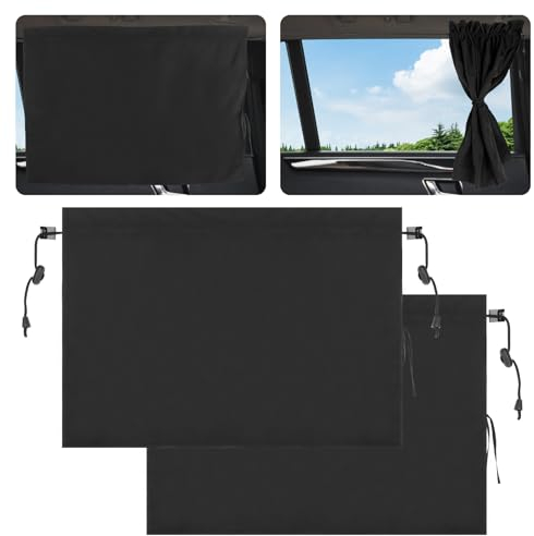 Parasol Coche Lateral, 2 Piezas Parasol Coche bebé,Parasol Coche Infantil Lateral para Niños y Mascotas, Sombrilla Universal con protección UV,Parasol Ventana Coche-55 x 76 cm