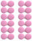 Erewa 12 Pack Contact lens case Contact Lens Holder Box Soak Storage Kit(Pink)