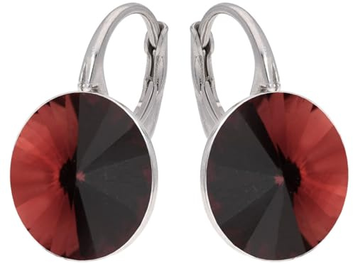Rivoli Ohrringe 925 Silber mit Österreichischen Zirkonia - Perfekter Schmuck für Frauen und Mädchen - Hängeohrringe als Damen und Mädchen Geschenk