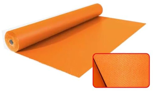 Manta ignífuga resistente para soldadura, protección térmica, cortina ignífuga para soldar, color naranja (0,9 mm x 1 x 50 m)