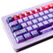 REDQIN PBT+ - Set di copritasti per tastiera meccanica in policarbonato trasparente + 5 tasti laterali Dye-Sub con profilo Cherry per tastiera meccanica (set da 130 tasti stampati lateralmente, senza