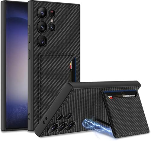 Étui magnétique pour AAAAAGalaxy S24 Ultra/S24 Plus/S24, portefeuille avec porte-cartes à rabat et support fin de style professionnel pour hommes et femmes (S24 Ultra, vert)