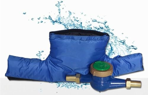 MLordoarf Housse d'isolation à Compteur d'eau, Couverture isolée Universel Protection Contre Le Gel pour Vannes, Compteur, Contrôleur et Tuyau d'hiver