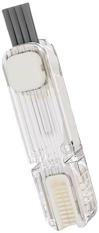 Limtula Brosse Nettoyage 4 en 1 Épurateurs Paille Bouteille Couvercle Tasse Brosse Nettoyage pour Vases en Verrerie Nettoyeur Multifonction