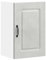 vidaXL Kalmar Kitchen Wall Cabinet - Concrete Grey Engineered Wood/Furniture, Ample Storage, Durable Material, Multi-Purpose Use