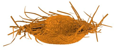 STC Chapeau paille colorz orange