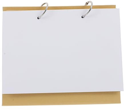 Leeres Selbstgemacht Handbemaltes Buch 2-loch Kraftpapier Khaki, Party