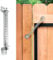 Garden Mile Heavy Duty 10 Adjustable Garden Gate Spring Closer Self Closing Gate Spring Hardware Metal Springs Closure for Light & Heavy Duty Wooden Gates, Door Fence & Garden Gate Closer