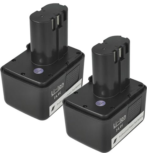 vhbw 2X Akku kompatibel mit Gesipa Powerbird Werkzeug, Blindniet-Setzgerät (1500 mAh, Li-Ion, 14,4 V)
