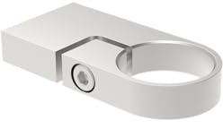 Sellon24® Spannring Edelstahl Pfostenhalter Rohrschelle 42,4 Rohrhalter V2A Wandhalter Geländerbefestigung Montagehalter Rohrhalter Wandabstand Rundrohschelle Spannschelle (60 mm / 3507-042-060)