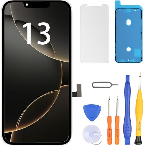 LL TRADER Display für iPhone 13 LCD 6.1 Bildschirm Ersatz FHD Touchscreen 3D Touch Digitizer Rahmen Montage und Reparaturkits 2026