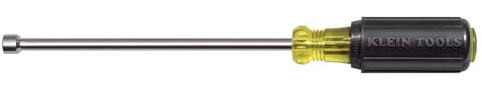 Klein Tools 646–1/2 M 1/2 Hex Magnetischer Spitze Mutter Treiber mit 6 Hohl Schaft, 646-1/4M