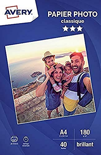 Avery 2741 Fotopapier glänzend A4 180 g/m² 40 Blatt