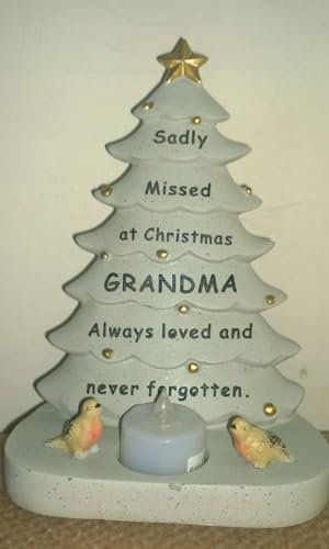 Weihnachtsbaum-Grabschmuck für Oma