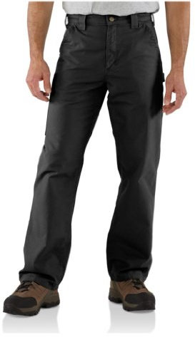 Carhartt Herren Canvas Arbeitslatzhose B151, Schwarz, 35W / 32L