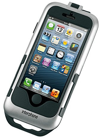 Cellularline SMIPHONE5SILVER Motocicletta Passive holder Nero, Argento supporto per personal communication