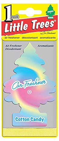 MAGIC TREE LITTLE TREE COTTON CANDY FRAGRANCE CAR AIR FRESHENERS PACK OF 20