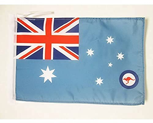 AZ FLAG - Australia RAF Ensign Flag - 18'' x 12'' - 100% Polyester australian Royal Air Force Small Banner with Two Cords - Fade Resistant - Vivid Colors - 18x12 in - 45x30 Cm