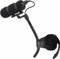 Pronomic SET MCM-100F Clipmikrofon mit Halter (Kondensator Mikrofon, Schwanenhals, Halter für Flöten, Phantomspeisung, XLR Adapter, Case) schwarz