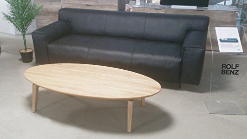 Möbel Akut ROLF Benz Couchtisch 977 Eiche massiv Natur Wohnzimmertisch 140 x 70 cm
