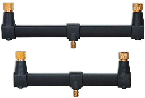 Zebco x Buzzer Bar Set, 2 Ruten 20 cm, schwarz, 20cm