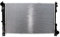BESTPRICE 1x Motorkühler Wasserkühler für PKW mit kombiniertem Wasser-/Ölkühler Kompatibel mit MERCEDES-BENZ C-Klasse (W203) (CL203) (S203), CLC (CL203), CLK (C209) (A209), SLK (R171)