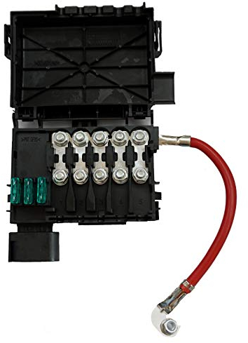 Twowinds - Sicherungskasten Batterieklemme 1J0937550A Kompatibel mit VW Golf Beetle, Audi A3 S3, Leon Toledo Octavia - 1J0937550B - Batterie-Sicherungskasten