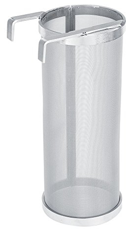 lyrlody Filtro a Maglia Birra, Filtro Tramoggia Vino Filtro Brew in Acciaio Inox per Ridurre Il Luppolo, Ridurre Le Impurità, Filtro a 300 Micron, 10 x 25.5 cm(10 x 25.5cm)