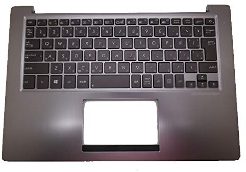 RTDPART Laptop PalmRest&Keyboard For ASUS U38 U38D U38N U38DT Grey C Shell Brown JP JAPAN Keyboard Without Touchpad 90R-NTH1K1S80Y 9Z.N8JBU.60J 0KNB0-3625JP00 0KN0-MY1JP23 13N0-N6A0511 13GNTH1AM071-1