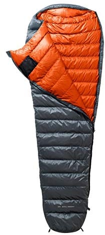 YETI Nordisk Phantom 220 L Grau - Daunen Leichter Warmer Sommer Daunenschlafsack, Größe 210 cm - RV Links - Farbe Smoked Pear