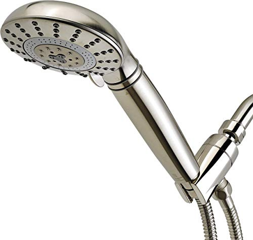 Sprite Showers Pure Poignée de douche filtrée à 7 réglages en nickel brossé 1,75 GPM