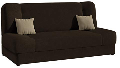 Mirjan24 Schlafsofa Jonas Style, Sofa mit Bettkasten und Schlaffunktion, Bettsofa, Schlafcouch, Microfaser, Couch vom Hersteller, Wohnlandschaft (Alova 68 + Alova 68 + Alova 07)