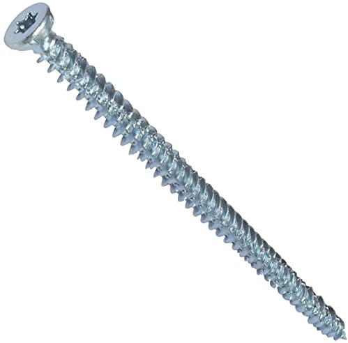 AERZETIX - C48409 - Lot de 50 Vis d'ancrage direct pour béton Ø7.5x132mm tête fraisée conique - à empreint étoile T30 - fixation directe sans cheville