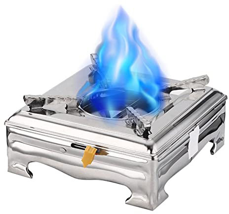 Joyivike Campingkocher Spirituskocher Für Innenräume Tragbare Camping-Spiritus Kocher Campingherd Aus Edelstahl Mini Alkohol Brenner Für Outdoor Camping Garten BBQ Picknicken (OhneGas Und Strom)