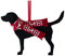 NORK Weihnachtsschmuck, Labrador Retriever, Weihnachtsbaumschmuck, Acryl, 8 cm