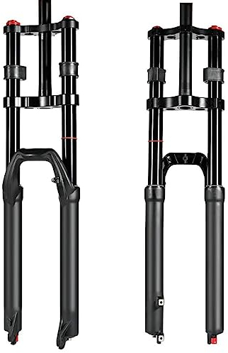 LUNJE Downhill-Mountainbike-Federgabel 27,5 29 DH/XC MTB-Luftgabel Federweg 150 Mm Zugstufe Einstellbar Gerade Doppelschultergabel QR 9 Mm (Size : 29inch)