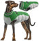 Hundemantel Wasserdicht, Winterjacke Hund Jacke Warm Weste Hundekleidung Winddichte Mantel Fleece Rollkragenpullover Hunde(Grün, XL)