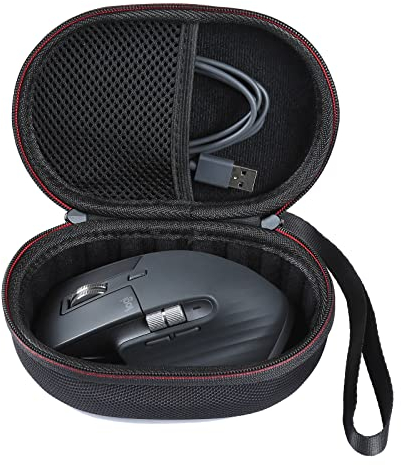 AONKE Hart Tasche Hülle für Logitech MX Master/Master 2S/Master 3/Master 3S Kabellose Maus (schwarz)