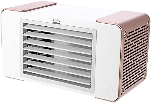 TONONE Verdunstungskühler Schlafzimmerlüfter Kühlturm Klimaanlagenlüfter Kühler for Raumkühlturmlüfter Leistungsstarke Standventilatoren (Color : Pink)