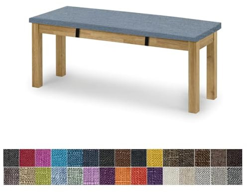 yaoumeo Bankauflage Sitzkissen,Bankkissen,100x30x5cm Gartenbank Auflage,Waschbar-Abnehmbarem,Mehrere Farbgrößen Verfügbar(Himmel Blau)