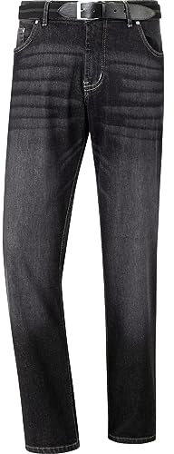 Jan Vanderstorm Herren Tiefbundjeans Joel schwarz, 2XL (XXL) - 62