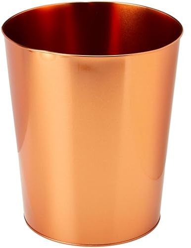 AMK® SupaHome Office Home Copper Waste Bin Gold Bathroom Living Room Kitchen Paper Trash Dust