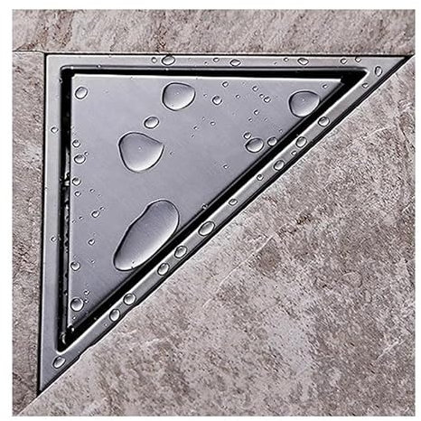 Dreieckiger Wand-Eck-Edelstahl-Boden-Duschablauf, Nassraum-Bodenablauf