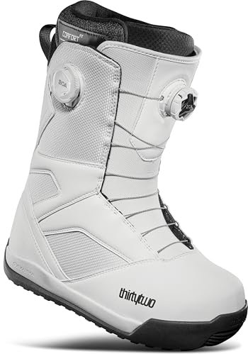 Thirtytwo Herren STW Double BOA Snowboardstiefel, Weiß / Schwarz '25, 47 EU