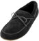 HAFLINGER Lammfellclog Mokassin Yumah Hausschuh Leder Schwarz (3), Gr 43