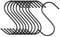 10 Pack S Shaped Hooks S Hanging Hooks Heavy Duty Black S Hooks 9 cm S Shaped Large Hangers