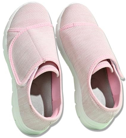 AZMAHT Chaussures d'Intérieur et Extérieur Réglable Confortable orthopédiques Respirants Chaussures orthopédiques for Hommes Chaussures de Bateau de Marche,Rose,36/230mm