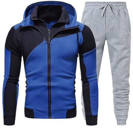 hehiy Tracksuit Till Men I Trainingsanzug für Herren I Ideal für Sport & Freizeit Herren Weste Anzug Trainingsanzug FußBall Vereine