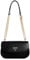 GUESS Damen Daryna Top Zip Shoulder Bag Umhängetasche, Schwarz