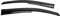 2X Windabweiser Regenabweiser kompatibel mit VW Caddy Typ 2K 2003-2020 Acryl Dunkel